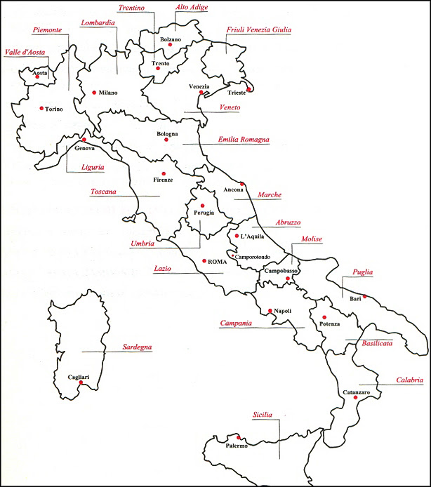 Free italy powerpoint map free powerpoint templates. Scova L Intruso La Mappa Di Bibenda Ha Un Capoluogo In Piu Intravino
