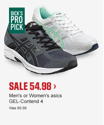 SALE 54.98 > | Men's or Women's asics GEL-Contend 4 | Was 69.99