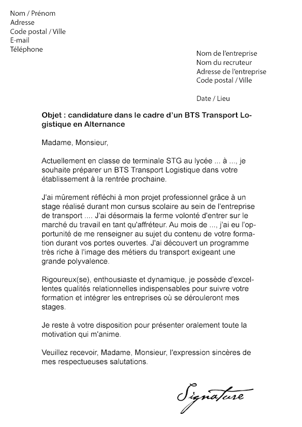 Lettre De Motivation Sncf Operateur Circulation Ferroviaire  Soalan aq
