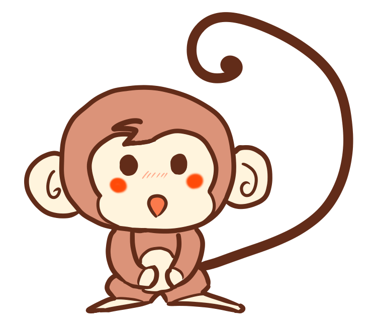 Japan Image 猿 イラスト 簡単