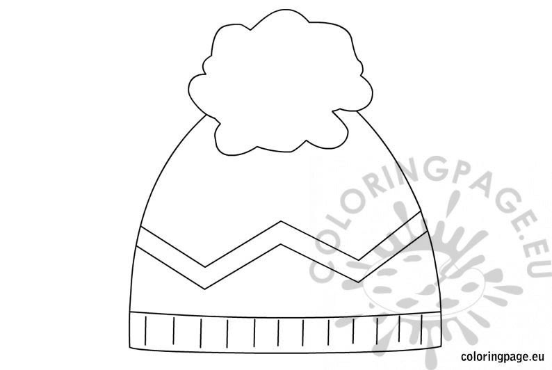 free coloring pages winter hats top hat coloring page free