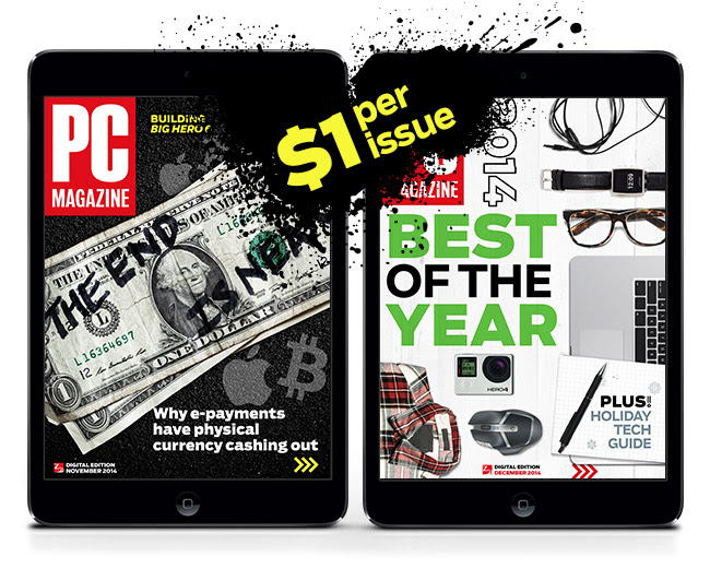 Get this limited time offer, available TODAY from PC Magazine. Receive 12 Issues for $12 - that's JUST $1 an issue!