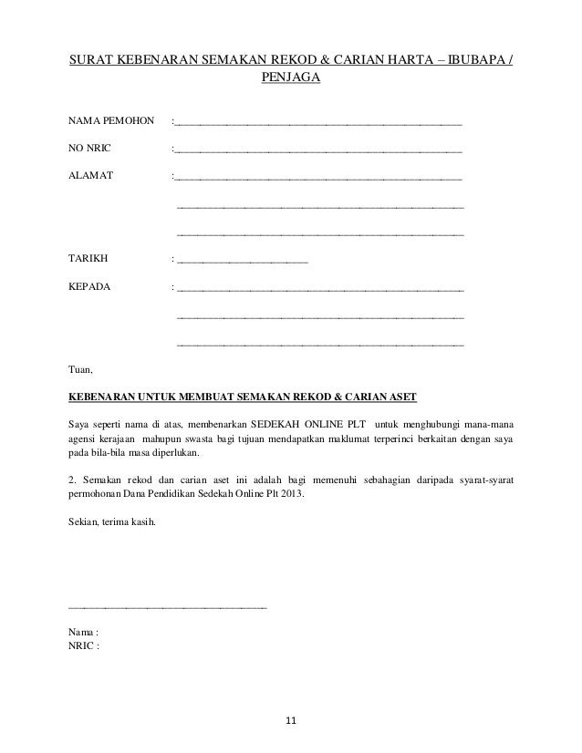 Contoh Surat Akuan Bujang Bagi Yang Tiada Majikan Contoh Surat