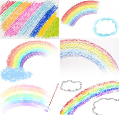これまでで最高のおしゃれ 虹 イラスト 手書き 動物ゾーン