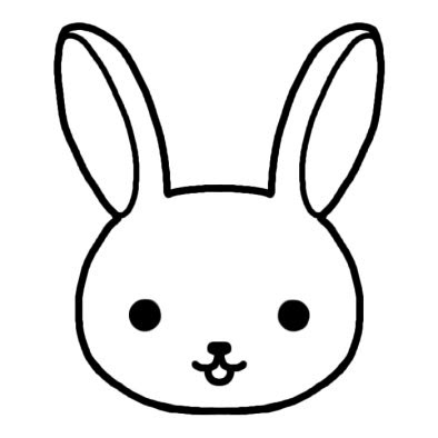 コレクション うさぎ イラスト 白黒 ここで最高の画像コレクション