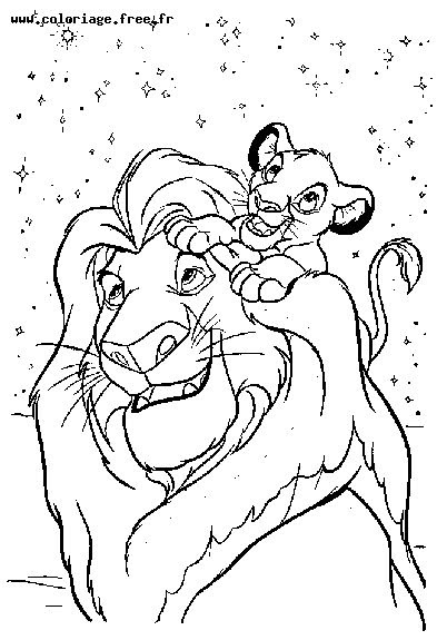 coloring pages c the lion king