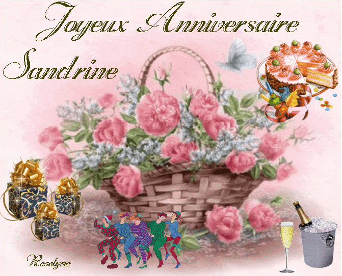 Muryopngjpglabf Achevee Joyeux Anniversaire Sandrine Gif