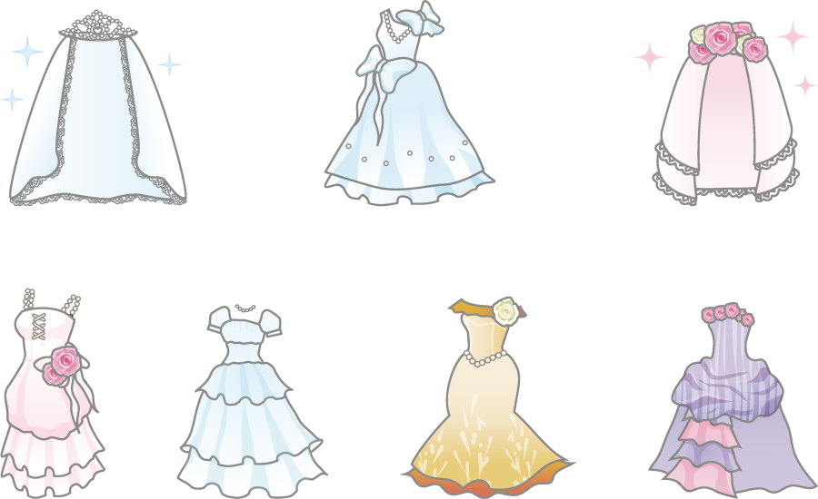 元のドレス イラスト 無料 無料イラスト集