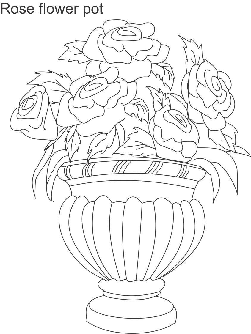 Bouquet of flowers drawing png is about is about flower, vase, cut flowers, floral design, watercolor painting. Flowers In Vase Drawing At Getdrawings Free Download