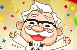 無料イラスト画像 最新のhdケンタッキー カーネル サンダース イラスト