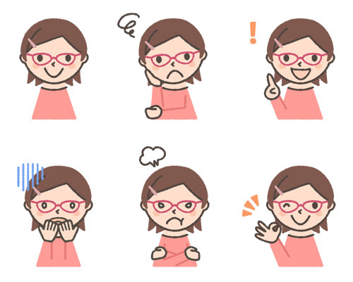 動物画像のすべて ラブリーイラスト 無料 人物 表情