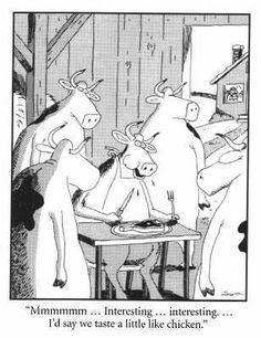 "The Far Side" by Gary Larson.