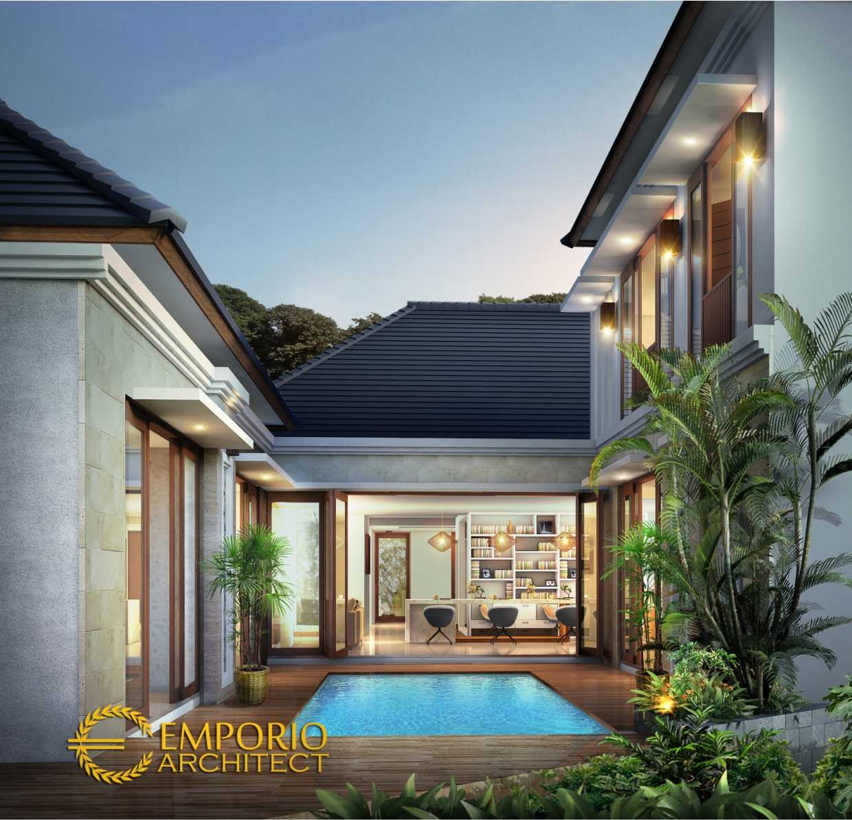 Aksesoris 35 Desain Rumah Minimalis Nuansa Alam