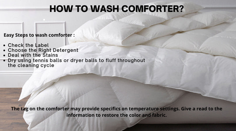 Rich colors, weathered washes, and warm flannel are sure. How To Wash Comforter Best Cleaning Tips Aanyalinen