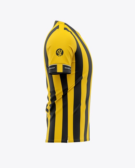 Download Free Men's Soccer Jersey Mockup - Side View (PSD ...