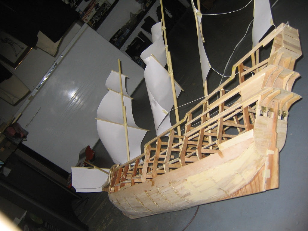 Tell a Build boat model ~ A. Jke
