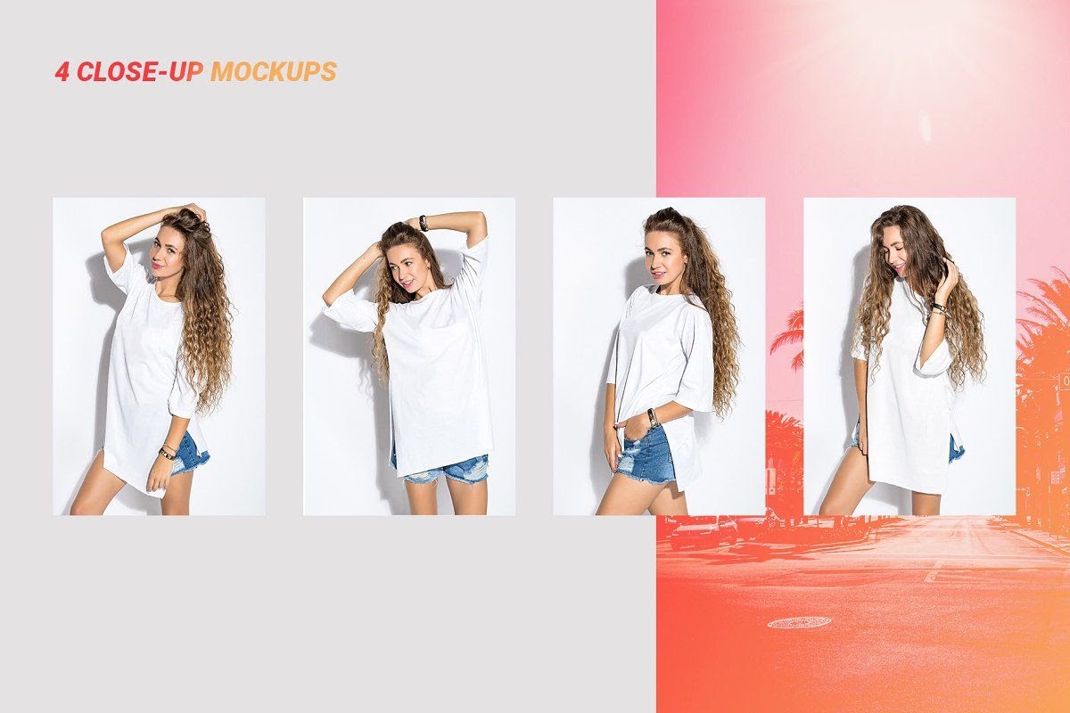 Download 719+ Oversize T Shirt Mockup Psd Zip File