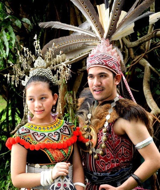 Pakaian Pernikahan Adat  Dayak  Kalimantan  Tengah Pakaian Adat 