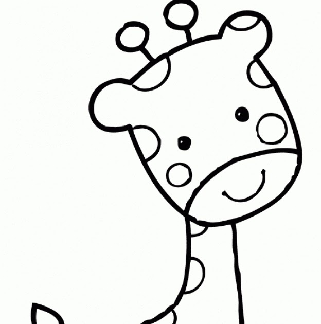 Download Get This Cute Baby Giraffe Coloring Pages for Preschool