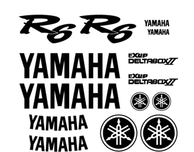 Yamaha R6  Decals  Kit Yamaha Otomotif