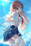 最高のコレクション 夏 女の子 イラスト 海 海 夏 女の子 イラスト Combrojosqegi