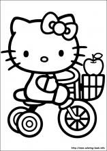 We're sure you won't find these kitty coloring pages anywhere else. Hello Kitty Coloring Pages On Coloring Book Info