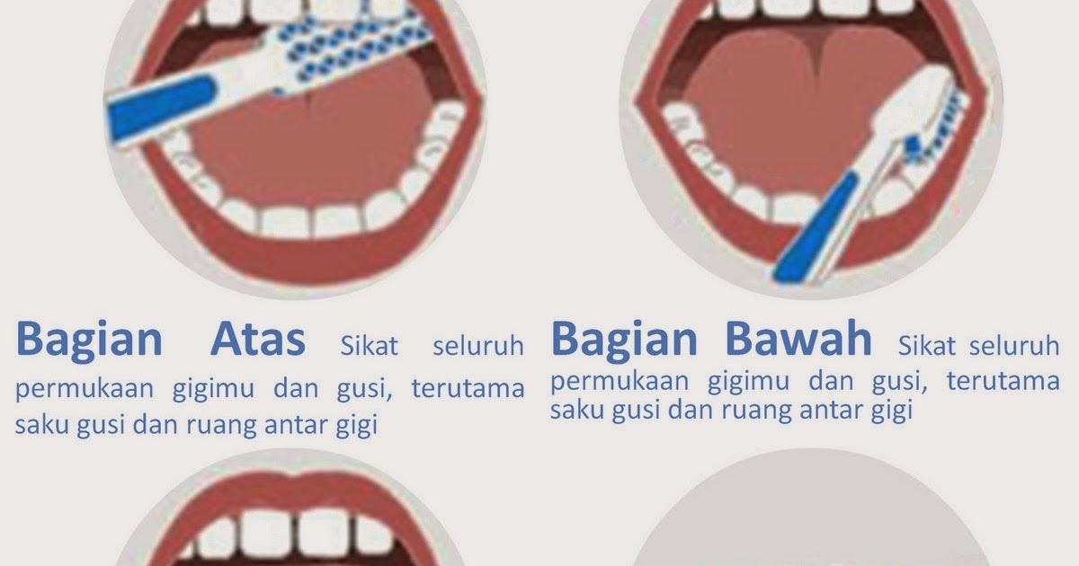 Gambar Cara Menggosok Gigi Yang Baik Dan Benar Bagi Hal Baik