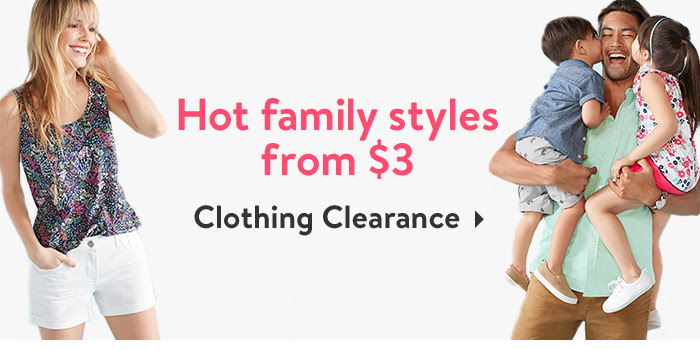 Hot family styles from $3