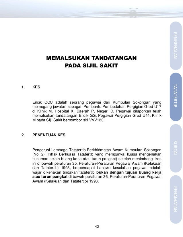 Contoh Surat Rasmi Tunjuk Sebab Tidak Hadir Kelas - Rasmi J