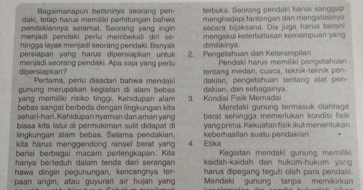 Penggalan Teks Tersebut Termasuk Karangan Nonfiksi Berupa 