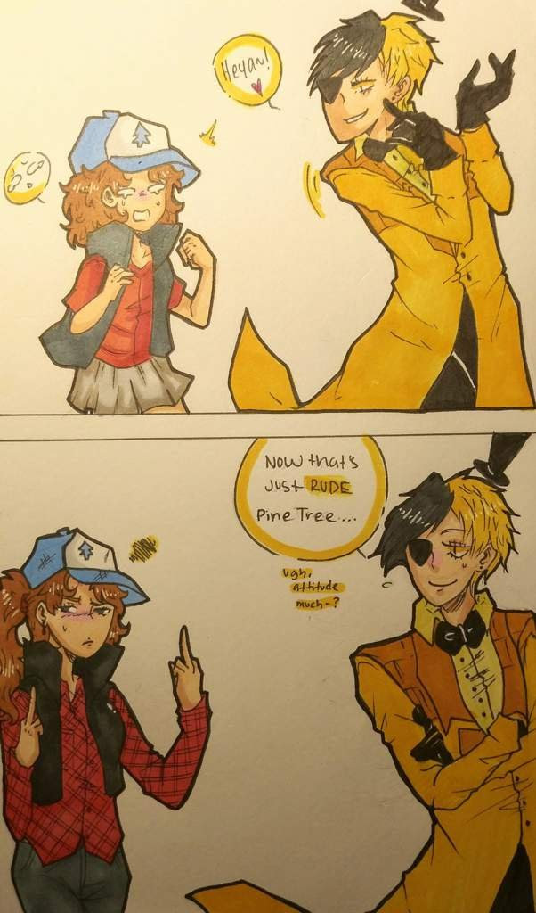 Gravity Falls Bill X Dipper Comic Gamers Smart