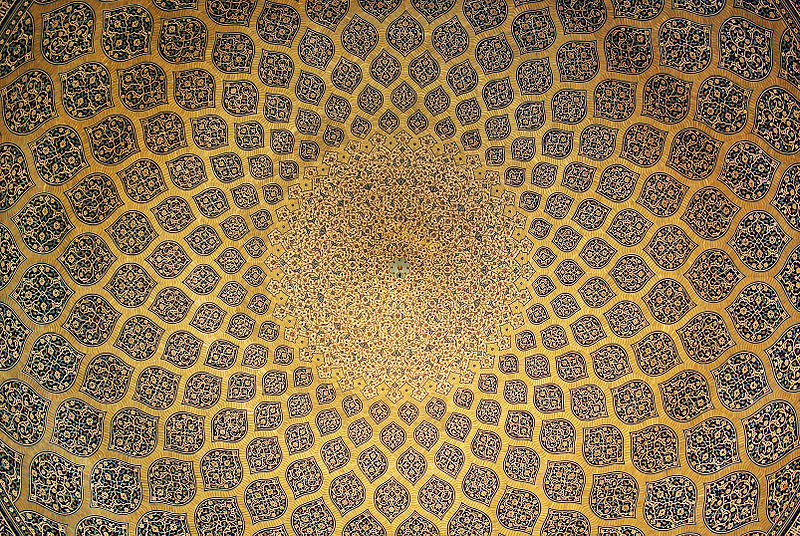 File:Isfahan Lotfollah mosque ceiling.jpg