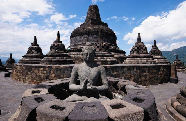 Gambar Sketsa Relief Candi Borobudur Mudah Contoh Sketsa 