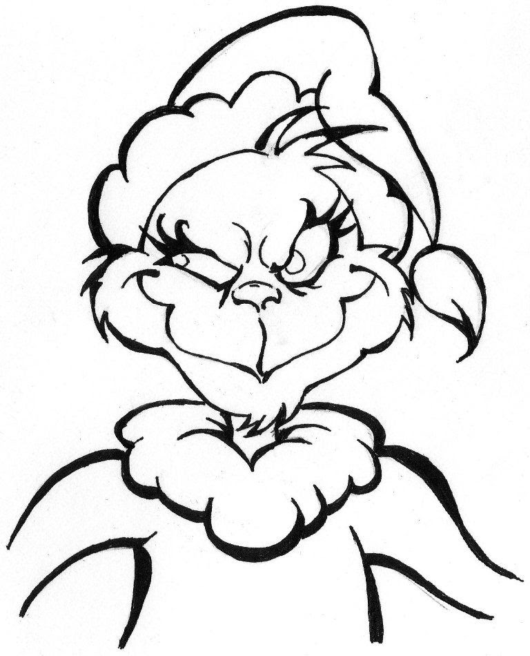 how the grinch stole christmas coloring pages free printable