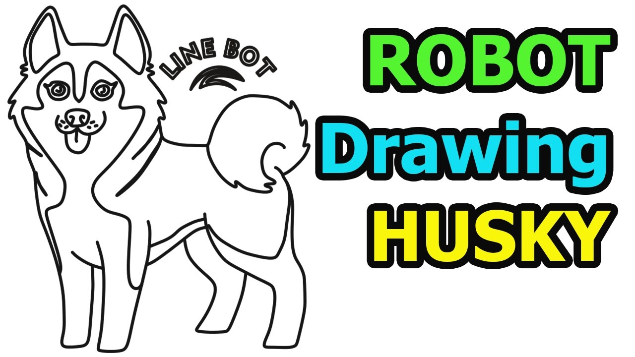 How To Draw A Husky Dog Easy
