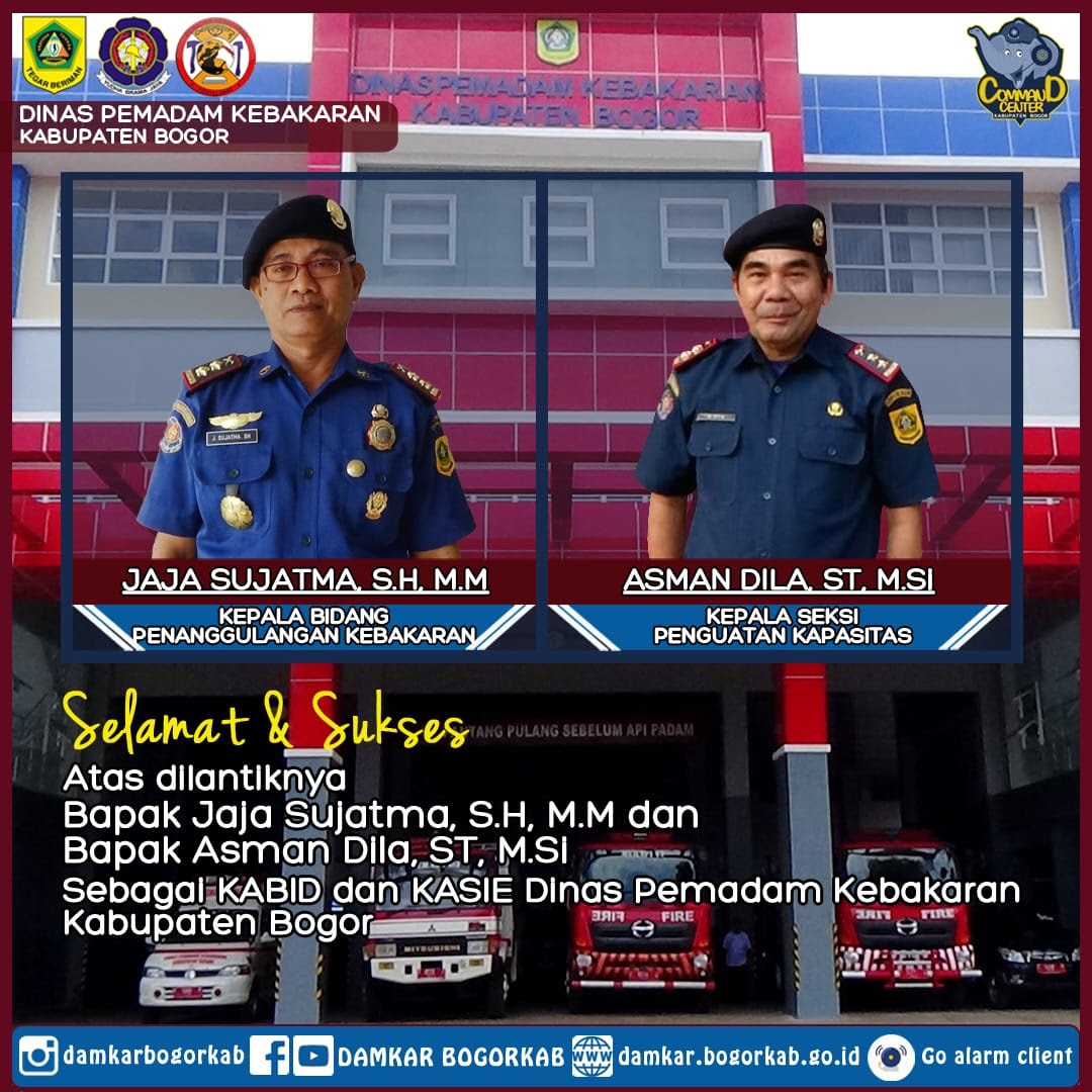 Lihat lowongan kerja di jora. Dinas Pemadam Kebakaran Kabupaten Bogor Damkar Kabupaten Bogor