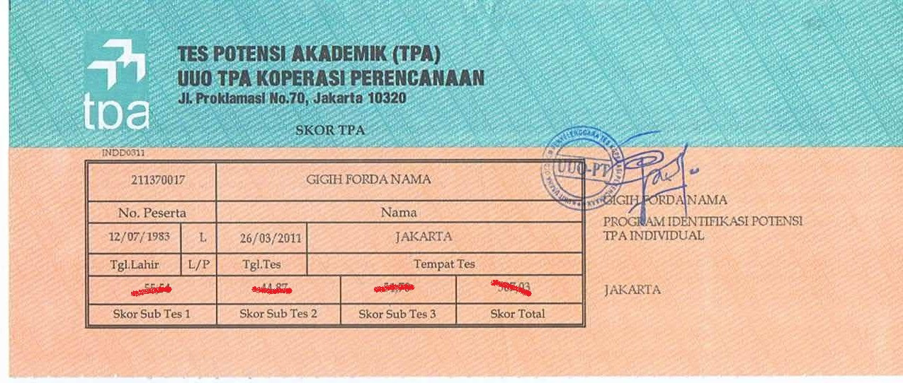 Kumpulan Contoh Soal Tes Akademik Seleksi Masuk Polri