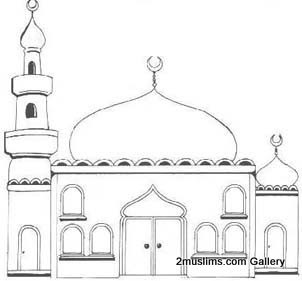 28 Gambar Masjid Hitam Putih Jpg Richi Wallpaper