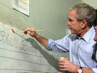 Jeb Bush is no fan of George W. Bush's painting skills