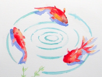 [10000ダウンロード済み√] 書き方 金魚 イラスト おしゃれ 335117