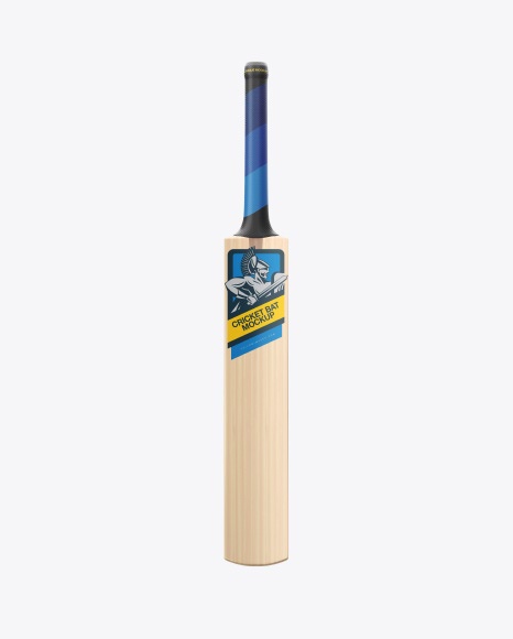 Download Cricket Bat Mockup - Front, Side & Back Views - Download Cricket Bat Mockup - Front, Side & Back ...