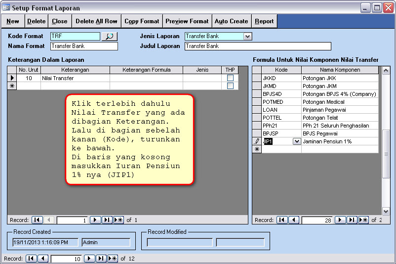 Contoh Slip Gaji Jamsostek - Cara Ku Mu