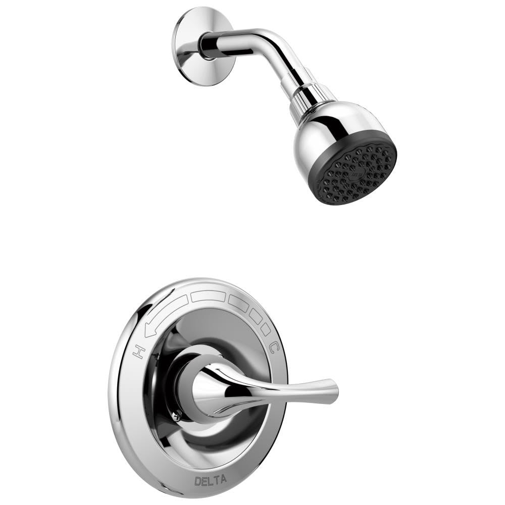 Preparing the installation process will give you a boost in speed & effectiveness. Delta Foundations Chrome 1 Handle Shower Faucet Valve Not Included In The Shower Faucets Department At Lowes Com
