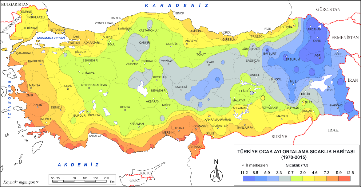Boyama Turkiye Iklim Haritasy Renksiz Boyama Sayfasi