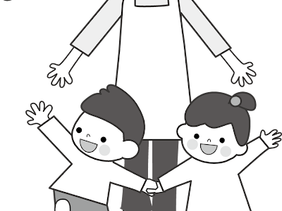 √無料でダウンロード！ 白黒 保育 イラスト フリー 841490