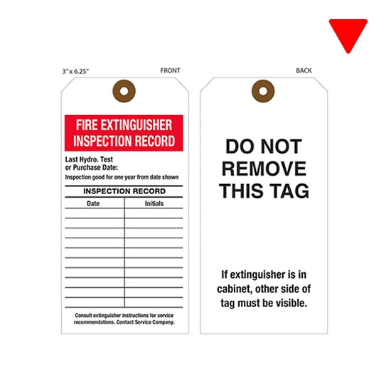 The usfa adds that some fire extinguishes may need to be shaken monthly or pressure tested every few years. Top Quality Monthly Fire Extinguisher Inspection Record Tag Monthly Fire Extinguisher Inspection Record Tag Suppliers Winnerfirehose Com