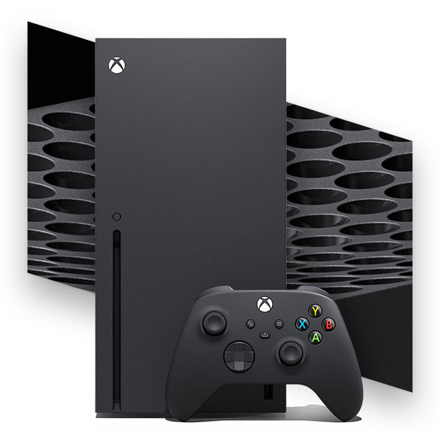 An Xbox Series X and controller