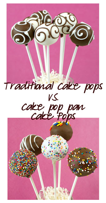Take the half of the mould without the air holes and place it on a baking tray. Cake Pop Pan Vs Handmade Cake Pops