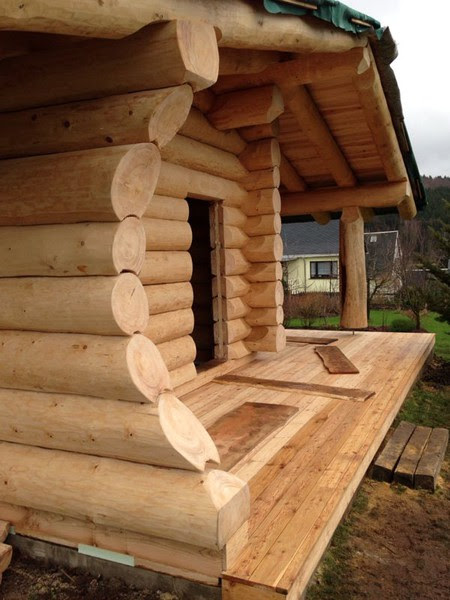 Naturstamm Gartenhaus Selber Bauen
