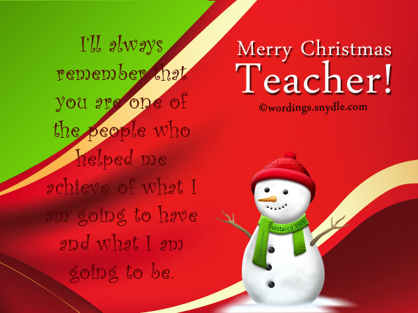 Christmas Wishes For English Teachers - Xmast 4